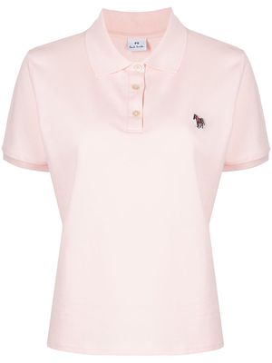 PS Paul Smith Zebra-patch polo top - Pink