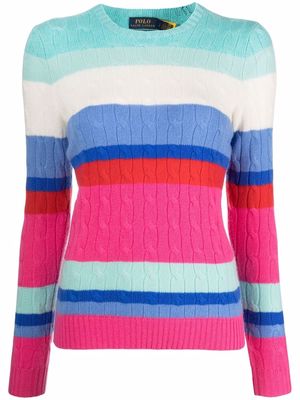 Polo Ralph Lauren striped cashmere jumper - Blue