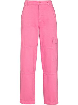 Reformation Bailey panelled cargo trousers - Pink