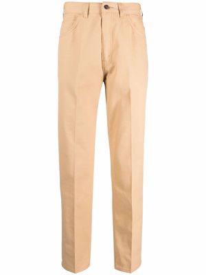 Levi's: Made & Crafted mid-rise straight-leg trousers - Neutrals