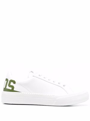 Gcds low-top rear logo sneakers - White