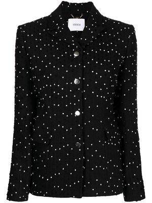 Erdem Catrin patterned-jacquard blazer - Black