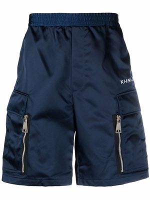 Khrisjoy logo track shorts - Blue