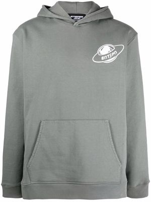 Enterprise Japan logo-print cotton hoodie - Grey