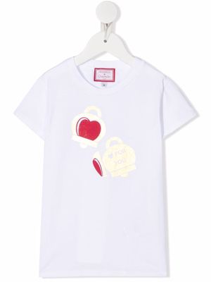Simonetta graphic-print T-shirt - White