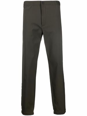 Theory mid-rise tapered-leg trousers - Green