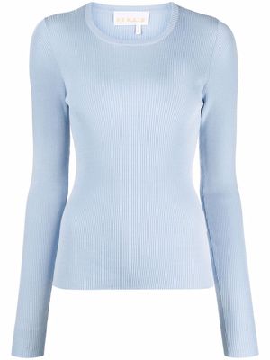 REMAIN cut-out knitted jumper - Blue