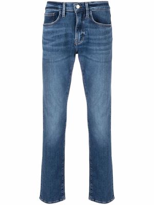 FRAME Degradable slim-fit jeans - Blue