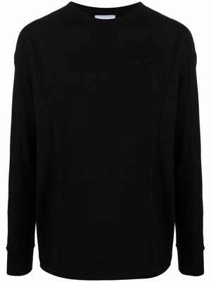 Y-3 long-sleeve knitted jumper - Black