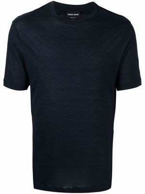 Giorgio Armani crew-neck T-shirt - Blue