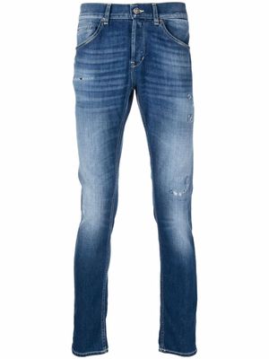 DONDUP stonewashed-finish jeans - Blue