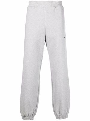 MCQ logo-embroidered cotton track pants - Grey