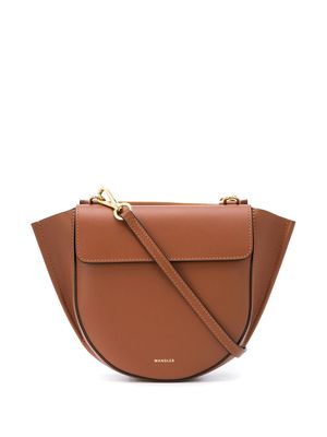 Wandler Hortensia leather tote bag - Brown