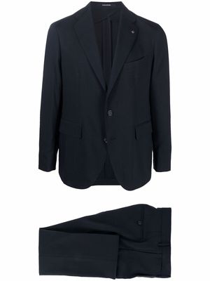 Tagliatore single-breasted two-peice suit - Blue