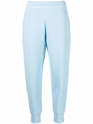 Stella McCartney tapered cropped trousers - Blue