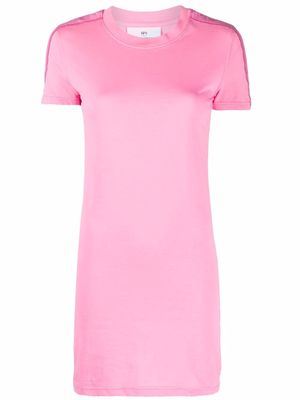 Chiara Ferragni logo-trim T-shirt dress - Pink