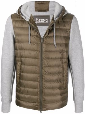 Herno hooded padded jacket - Green
