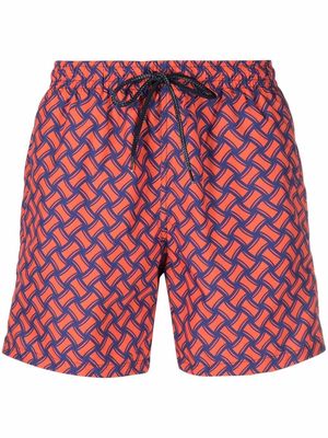 Drumohr graphic print swim shorts - Orange