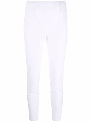 Antonelli elasticated slim-fit trousers - White