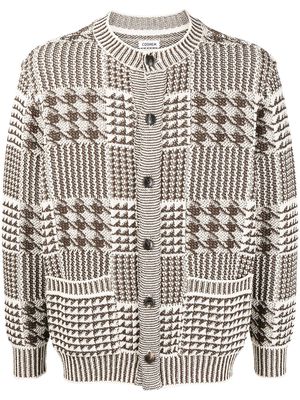 Coohem Summer checked cardigan - White