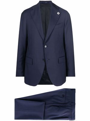 Lardini single-breasted button suit - Blue