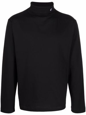 Etudes long-sleeved organic cotton jumper - Black