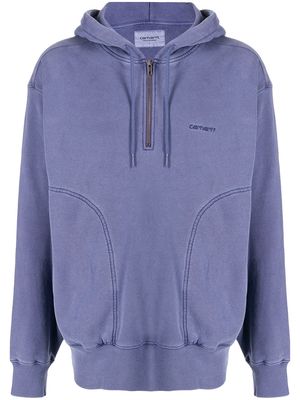 Carhartt WIP chest embroidered-logo hoodie - Purple