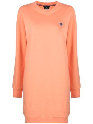 PS Paul Smith logo-print sweater dress - Orange