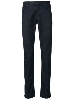 Emporio Armani high rise slim fit jeans - Blue