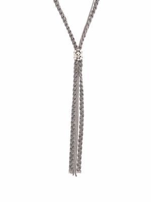 Emanuele Bicocchi tie chain necklace - Silver