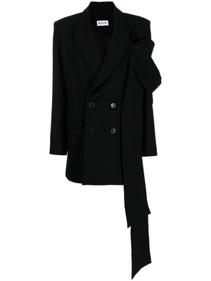 Maticevski asymmetric double-breasted coat - Black