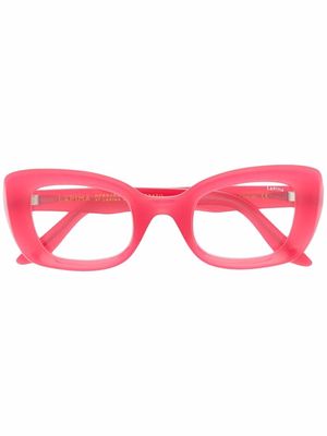Lapima Olivia Petit rectangular-frame glasses - Pink
