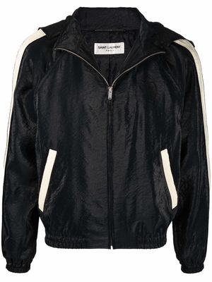 Saint Laurent lightweight zip-up jacket - Black