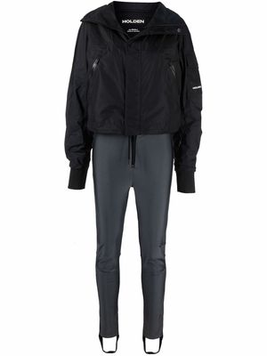 Holden concealed padded ski suit - Black