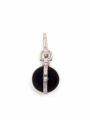 Missoma onyx sphere clip-on pendant - Silver