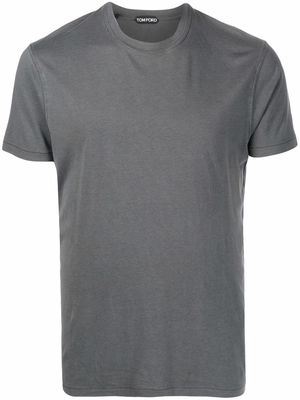 TOM FORD crew-neck short-sleeved T-shirt - Grey