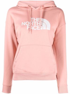 The North Face logo-print hoodie - Pink