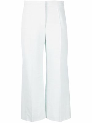 Jil Sander tailored cropped trousers - Blue