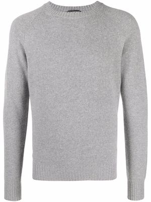 TOM FORD fine knit cashmere-blend jumper - Grey