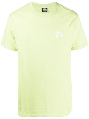 Stussy logo-print crewneck T-shirt - Green