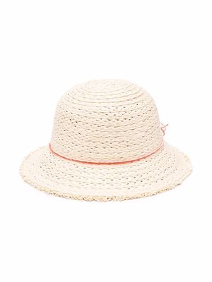 Molo bow-embellished sun hat - Neutrals