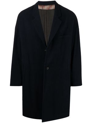 visvim single-breasted tailored coat - Black