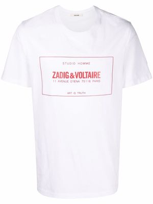 Zadig&Voltaire Ted cotton T-shirt - White