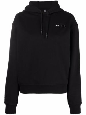 MCQ logo-print pullover hoodie - Black