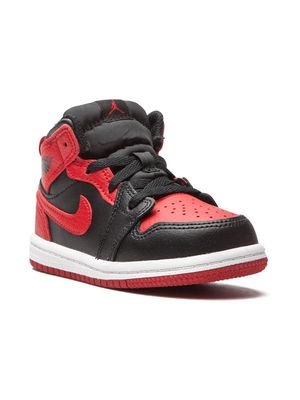 Jordan Kids Air Jordan 1 Mid TD sneakers - Black