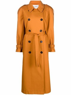 Rodebjer Lois double-breasted trench coat - Brown