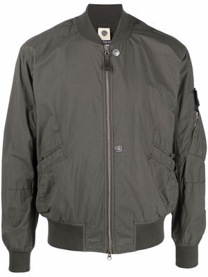 Stone Island Shadow Project compass-patch bomber jacket - Green