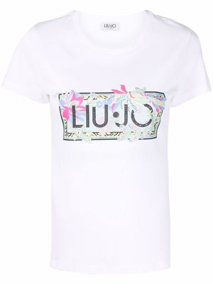 LIU JO logo-print T-shirt - White
