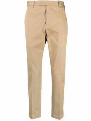 Pt01 tailored stretch-cotton trousers - Neutrals