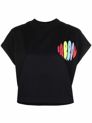 BARROW logo-print cotton T-shirt - Black